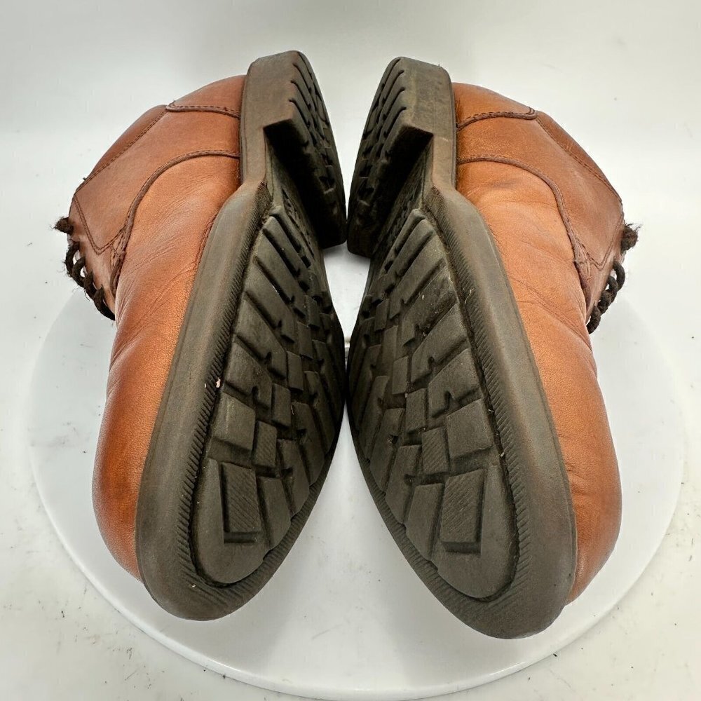 Frye Mathew Men Size 9.5 M Derby Plain Toe Dress Shoes Brown Leather 84875 - Picture 9 of 13
